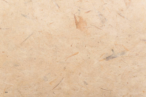 istock Brown mulberry paper texture background 1494126637