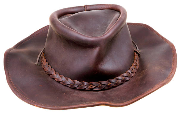 istock old leather brown cowboy hat 149412719