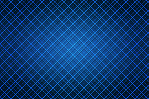 Blue vector striped texture. Dark navy blue colored narrow criss cross checkered pattern horizontal blank vector backgrounds with criss cross lines all over.