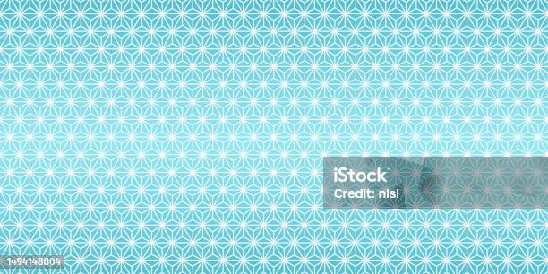 Hemp Leaf Pattern Blue Gradient Background Illustration Stock ...