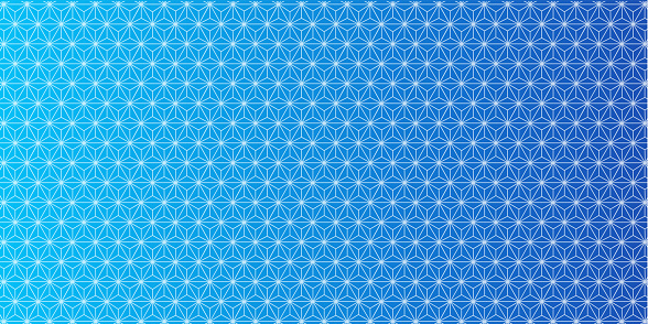 Hemp Leaf Pattern Blue Gradient Background Illustration Stock ...