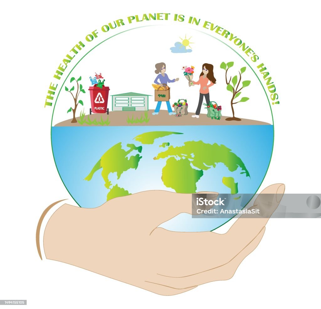 Sort Garbage People Eco Friendly People Garbage Collectorman With Wastepeople Sort Garbage ...