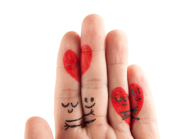 happy couple in love