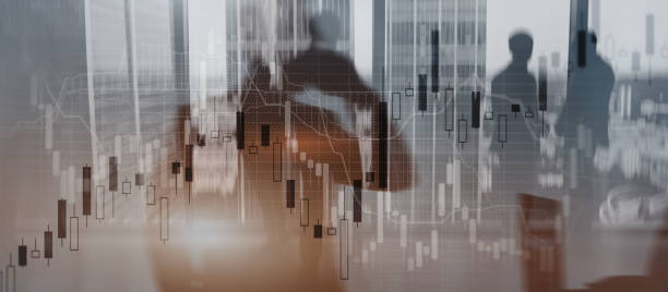 istock Stock market chart. Abstract background for presentation 1494158609