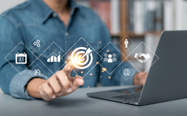 istock Business management concept. Successful business development plan, Change management consultant planning growth strategy. 1494160707