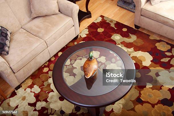 Living Room Stock Photo - Download Image Now - Loveseat, Apartment, Carpet - Decor