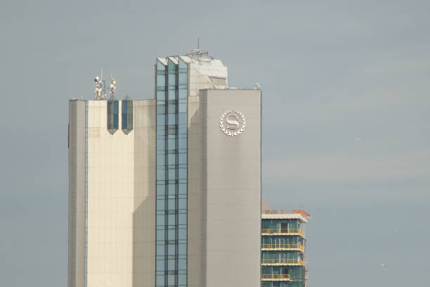 istanbul,Turkey.April 29,2023.Istanbul's Marmara coast hotels.External view. Sheraton Atakoy.