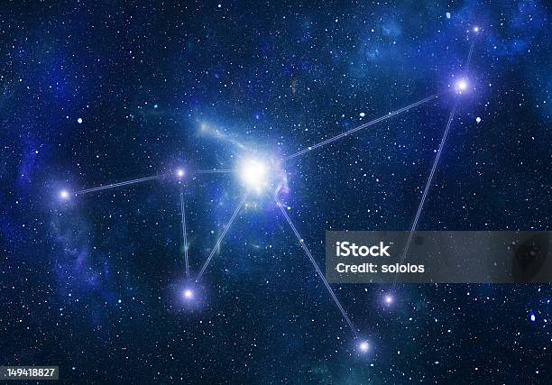 Zodiacal Constellations Capricornus Stock Photo - Download Image Now - Constellation, Astrology Sign, Astrology