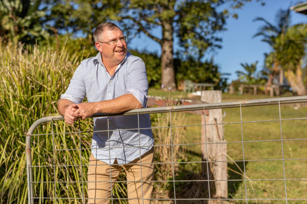 istock Farmer relaxing at home on the farm 1494190136