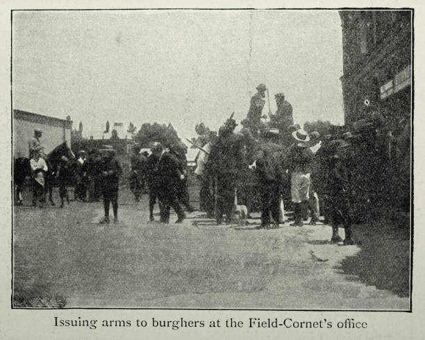 istock Issuing arms to burghers at the field cornet's office, Pretoria, Second Boer War 1494204824