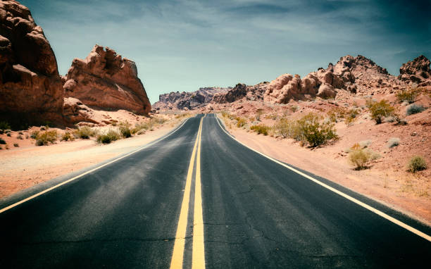 istock Driving on the Valley of Fire. 1494212245