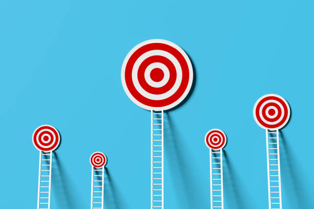 istock Setting and achieving different goals and objectives. Goal diversification and accomplishment strategy. 1494215207