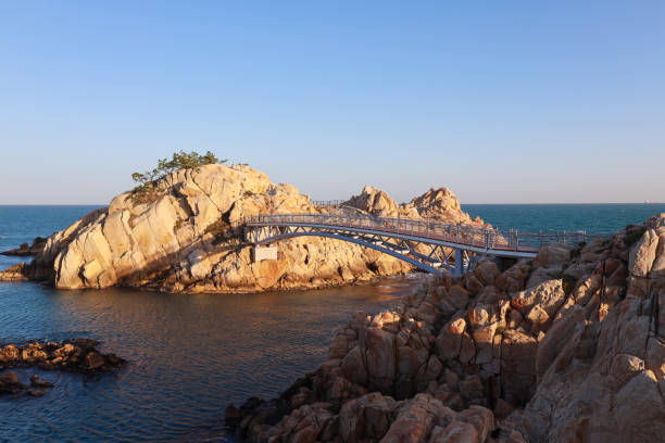 istock Daewang-am rock in Ulsan, South Korea at dawn 1494215403