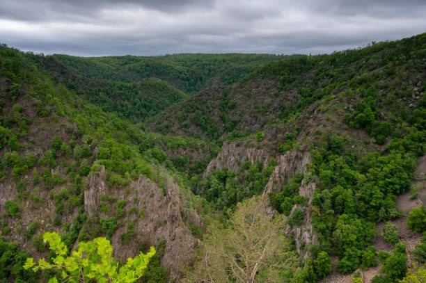 istock Scenic view of the Bode Gorge in Germany. 1494219630
