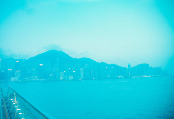 Ocean view of the city of Hong Kong.
