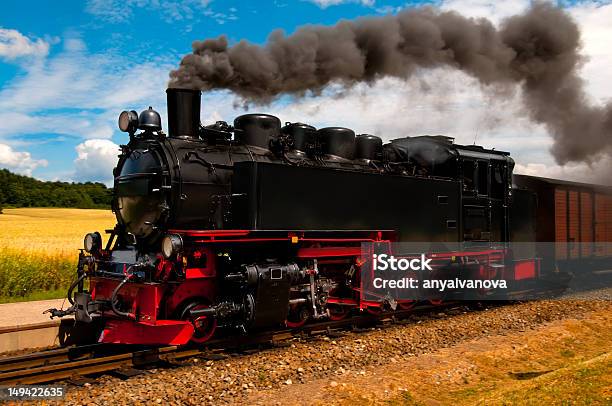 Foto de Alemão De Trem A Vapor e mais fotos de stock de Locomotiva a vapor - Locomotiva a vapor, Locomotiva, Rügen