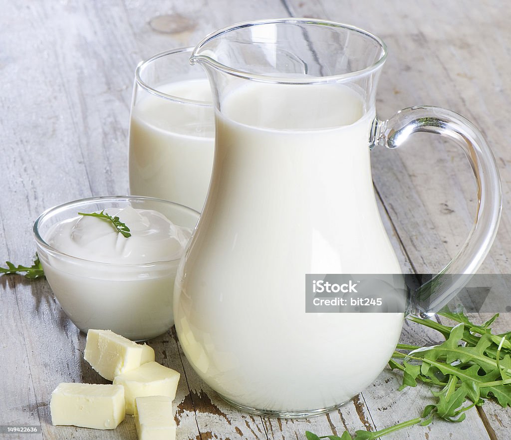 Dairy products Breakfast Stock Photo