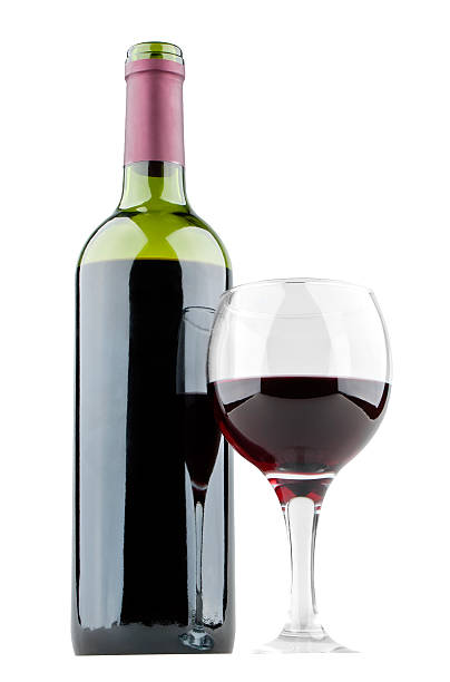 istock Bottle of wine and filled glass 149423078