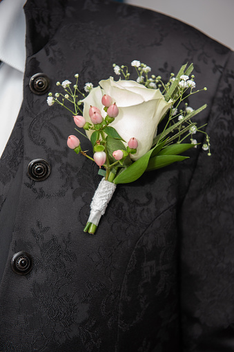 Wedding Groom Boutonniere  Buttonhole Flower 2023,Romania