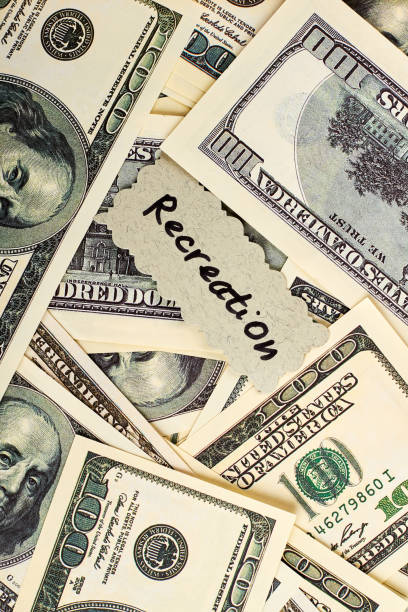 istock American currency and card. 1494242722