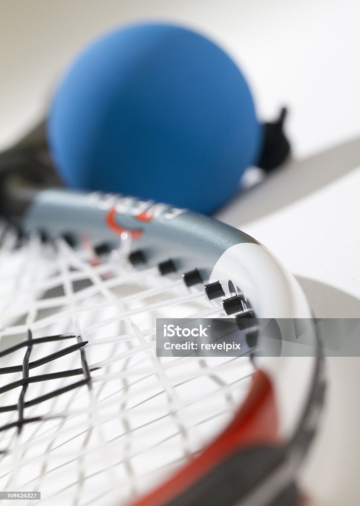 Raquetball primo piano - Foto stock royalty-free di Racquetball