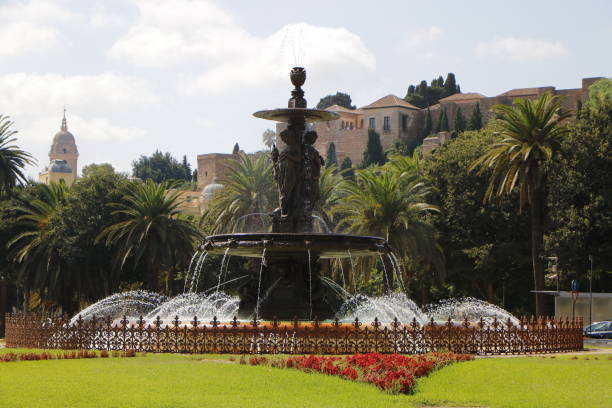 istock Beautiful green fountain 1494245139