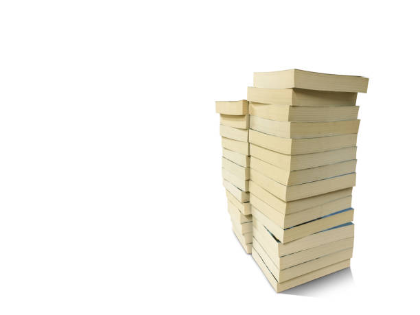 istock 2 piles of books  isolated on white background 1494245323