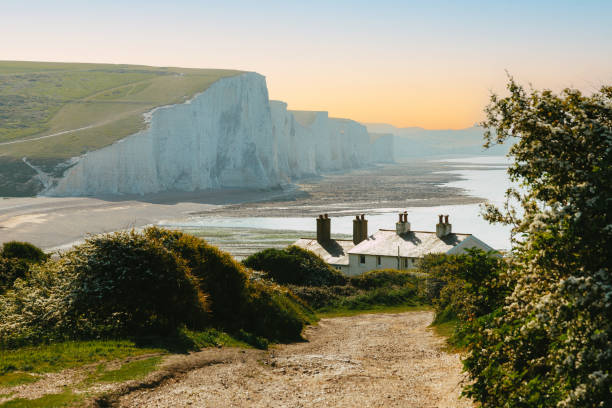 istock Seven Sisters Cliffs at Cuckmere Haven on the south coast of England 1494263889