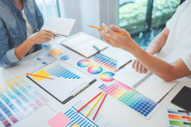 istock Startup team meeting in modern workplace with project ideas. 1494264368