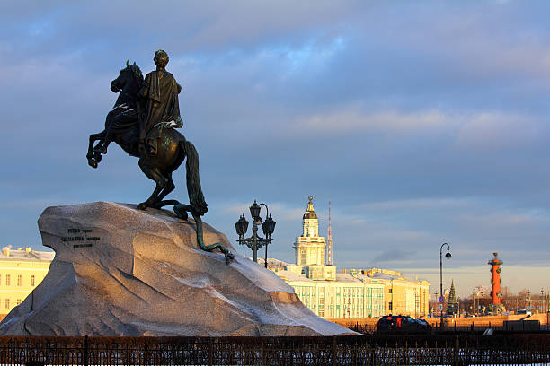Peter 1 monument in Saint-petersburg, Russia
