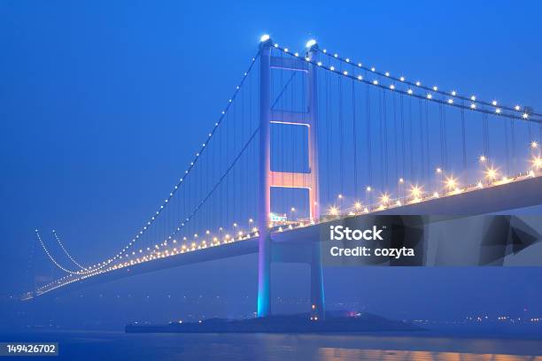 Puente Tsing Ma Foto de stock y más banco de imágenes de Agua - Agua, Aire libre, Arquitectura