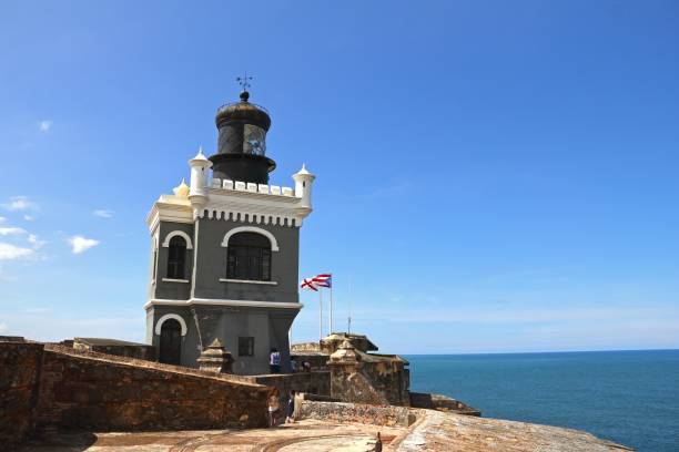 istock lighthouse is located on the coast side at this point of view 1494270076