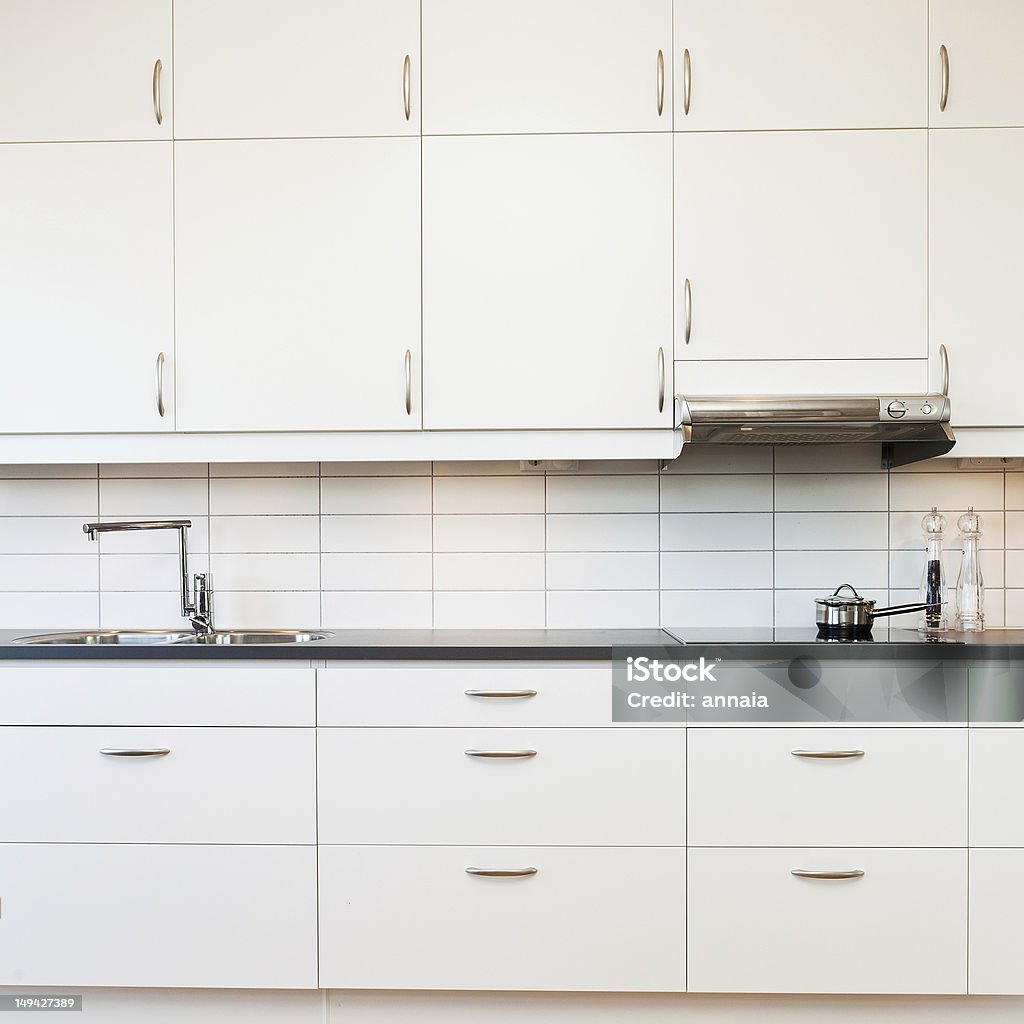 detail of a fancy kitchen Cabinet Stock Photo