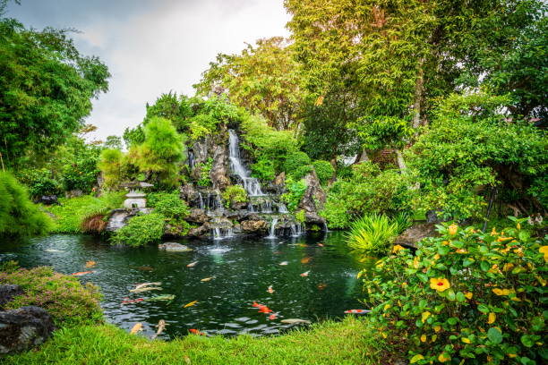 Thien Mu Temple garden