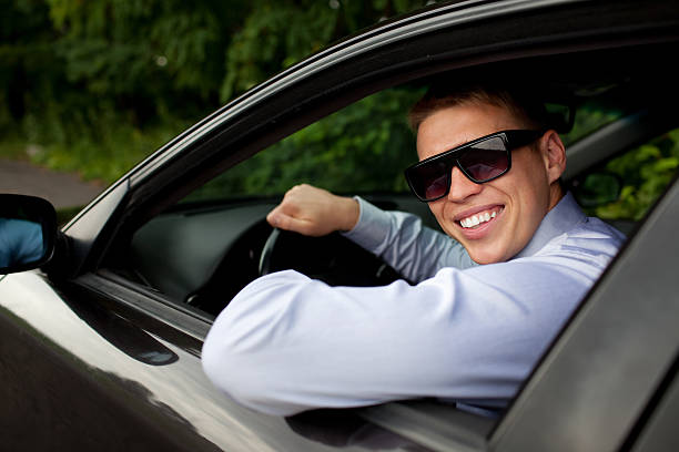 istock Businessman  in the car 149427939