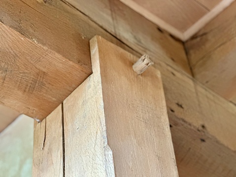 Timber frame Joining and Pegs