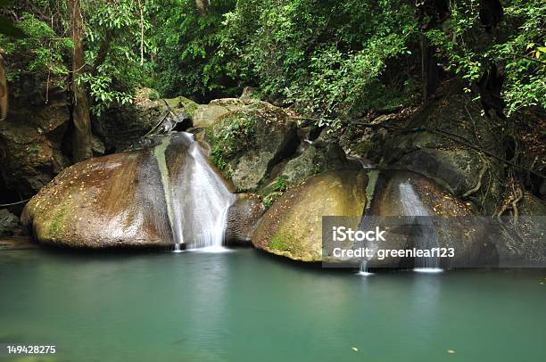 Erawan Wasserfall In Thailand Stockfoto und mehr Bilder von Bach - Bach, Baum, Blatt - Pflanzenbestandteile