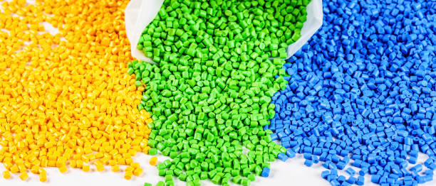 istock plastic granules. Polymeric dye. Colorant for plastics. Pigment in the granules. 1494285807