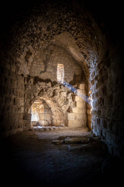 château d’ajloun en jordanie - ajlun photos et images de collection