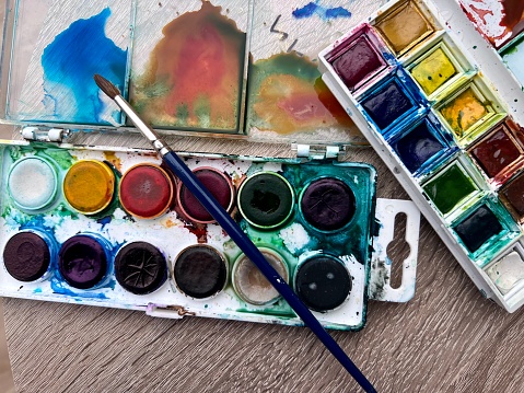 Water color and paint set