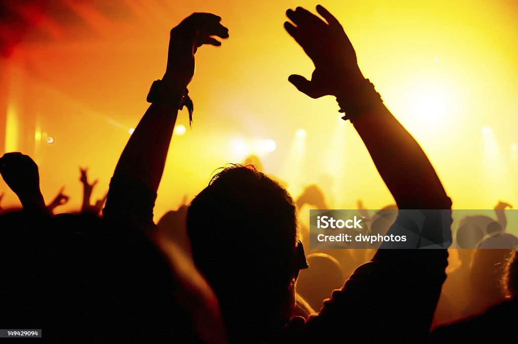 Multitud de conciertos - Foto de stock de Aclamar libre de derechos