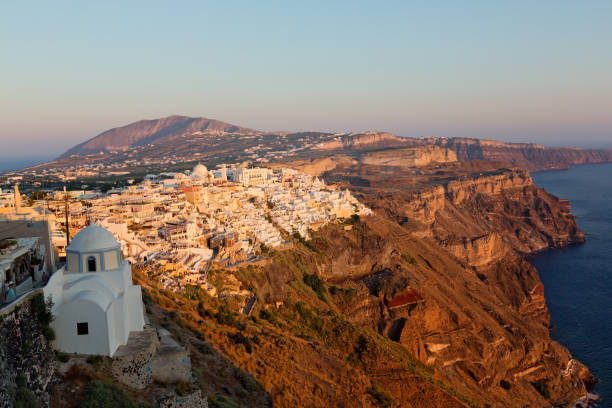 istock Sunset over Santorini Island, Cyclades, Greece 1494293303