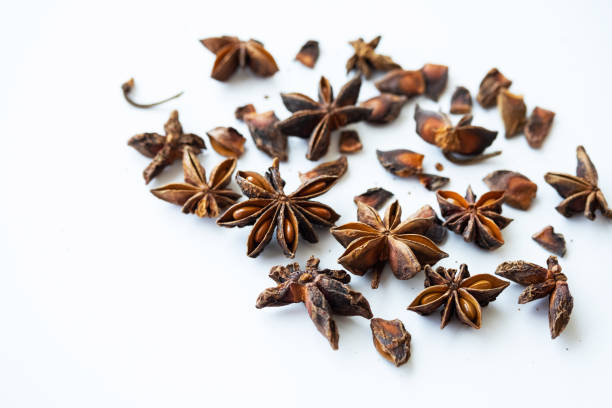 Dried star anise spice. Dried star anise spice. ayurveda cardamom star anise spice stock pictures, royalty-free photos & images