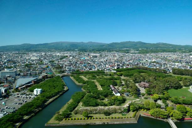 istock Goryokaku seen from Goryokaku Tower. 1494293933