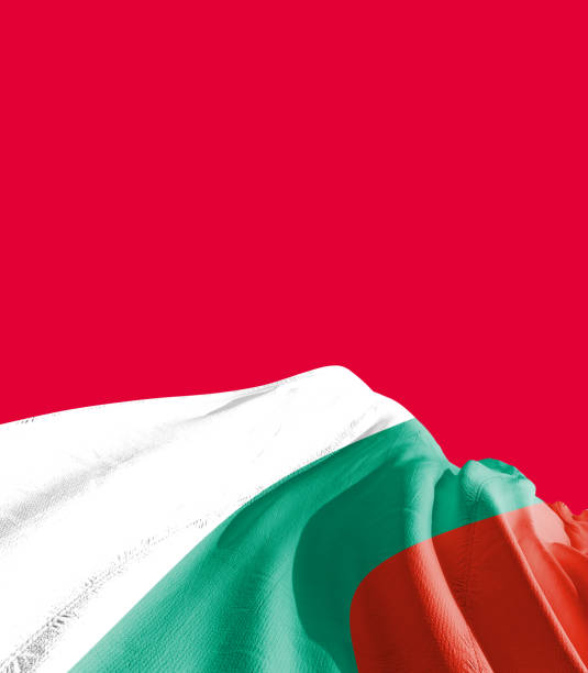 istock Bulgaria National flag 1494304003