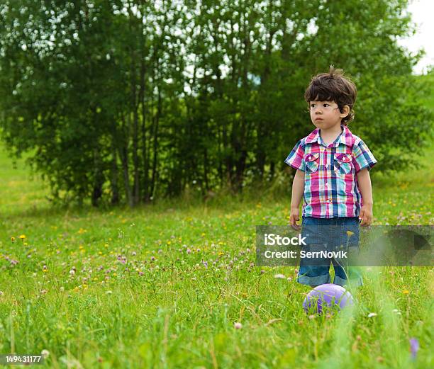 Sad Boy Waiting Friend To Play Stock Photo - Download Image Now - 12-17 Months, Ideas, One Person