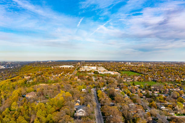 istock Aerial view of Chedoke Stairs Cliffview Park, Hamilton, Canada 1494312233