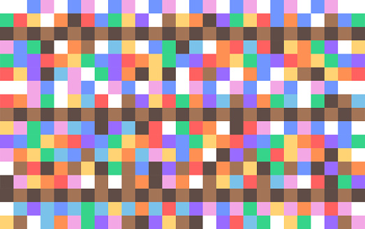 Rainbow pixel pride modern lines spring abstract background pattern design.