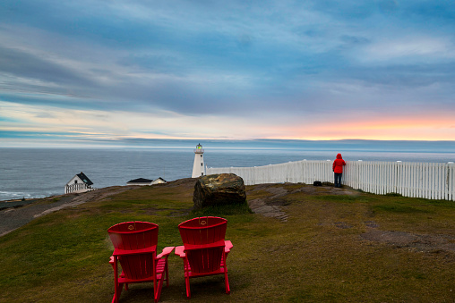 The Easternmost Point of North America, Cape Spear Lighthouse National Historic Site, Newfoundland and Labrador, Canada.