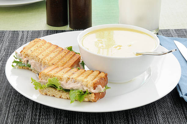 istock Soup and sandwich with mild 149431588